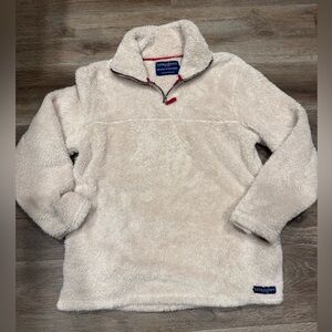Islander Men's Zip Up Cream Sweater